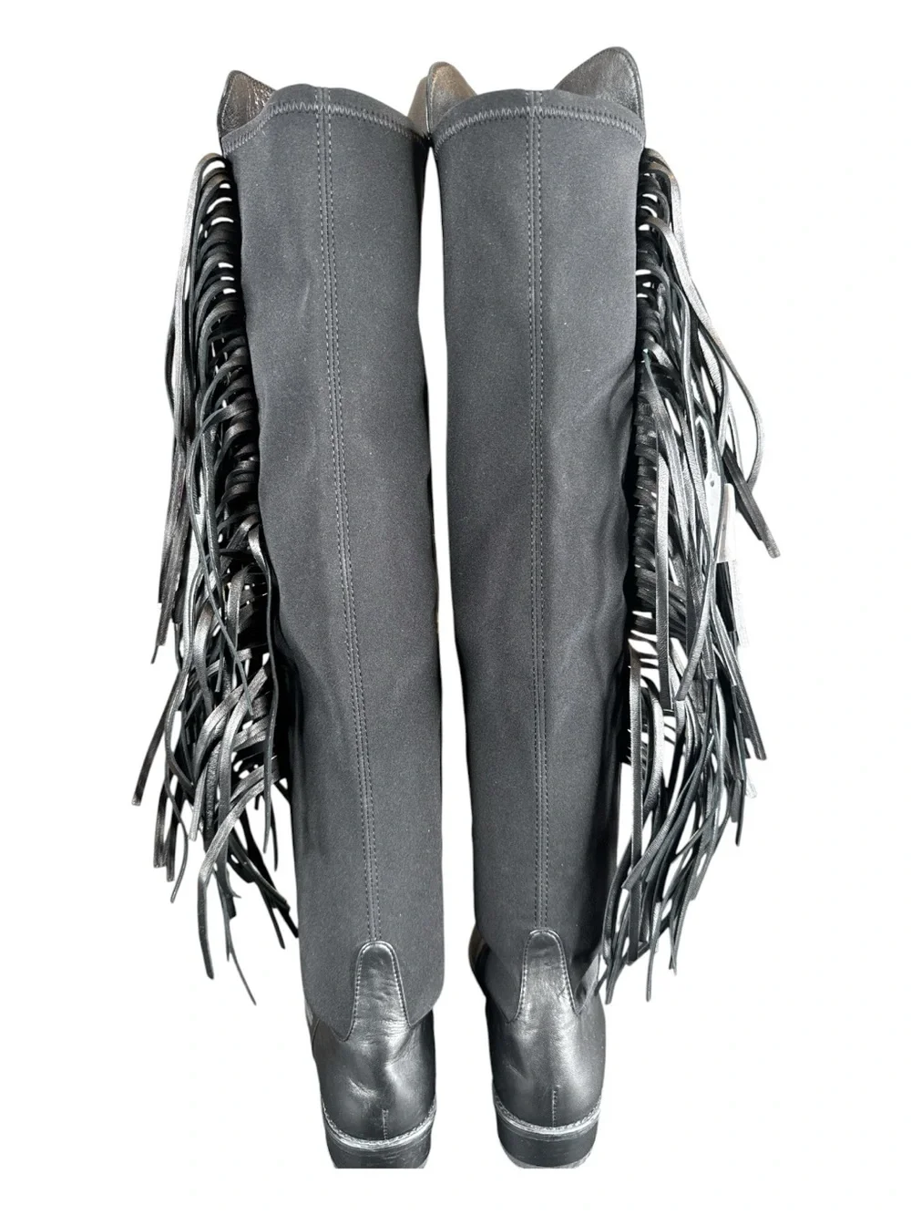 STUART WEITZMAN 5050 Mane Fringe Over-the-Knee Boots